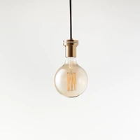 Arren Brass Single Pendant Light Socket
