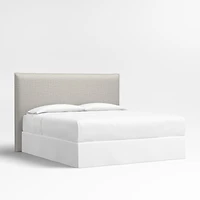 Arvada 54" Mist Grey Upholstered King Headboard