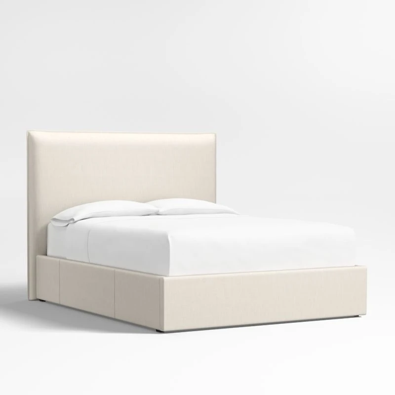 Arvada 54" Upholstered Queen Headboard with Storage Bed Base