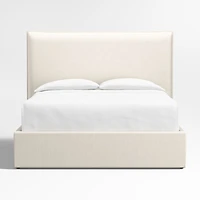 Arvada 54" Upholstered Queen Headboard with Storage Bed Base