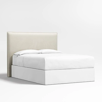 Arvada 54" Beige Upholstered Queen Headboard