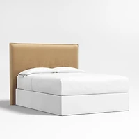 Arvada 54" Camel Brown Upholstered King Headboard