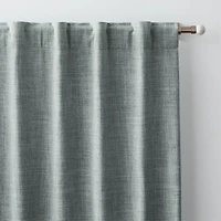 Ashbery Mist Blue Window Curtain Panel 52"x96"