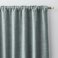 Ashbery Mist Blue Window Curtain Panel 52"x96"