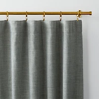 Ashbery Pebble Grey Window Curtain Panel 52"x84"