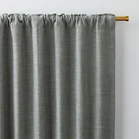Ashbery Pebble Grey Window Curtain Panel 52"x84"