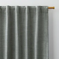 Ashbery Pebble Grey Window Curtain Panel 52"x84"