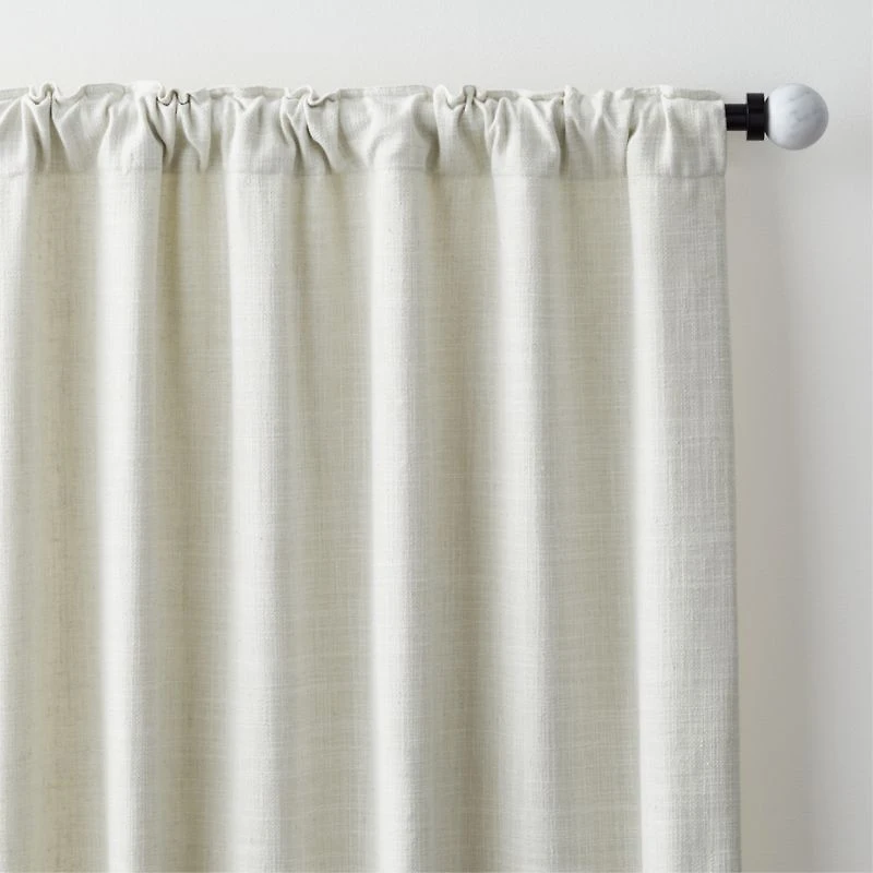 Ashbery Ivory Window Curtain Panel 52"x84"
