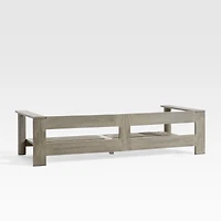 Ashore Grey Mahogany Wood Outdoor Sofa