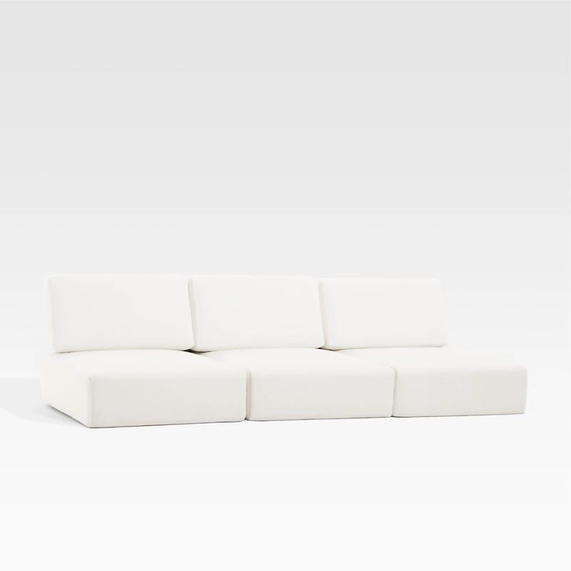 Ashore White Outdoor Sofa Cushion