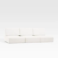 Ashore White Outdoor Sofa Cushion