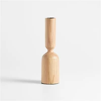 Asker Natural Wood Taper Candle Holder 8.5"