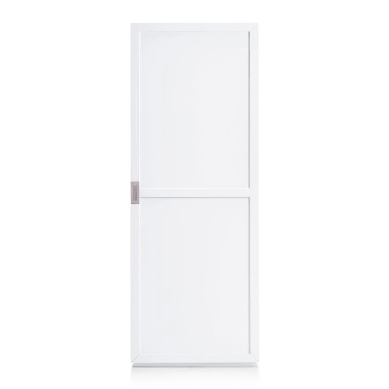 Aspect White Modular Bookcase with Wood Door