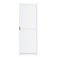 Aspect White Modular Bookcase with Wood Door
