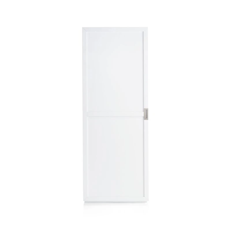 Aspect White Modular Bookcase with Wood Door