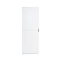 Aspect White Modular Bookcase with Wood Door