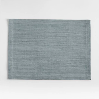 Aspen Rectangular Quiet Blue Cotton Placemat