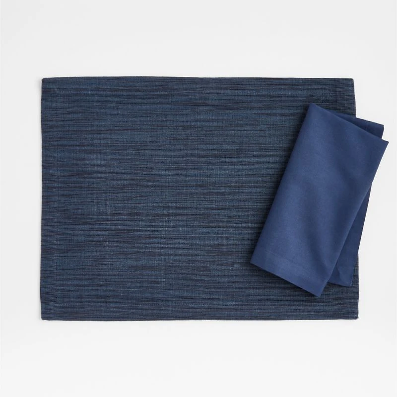 Aspen Deep Indigo Organic Cotton Napkin