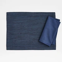 Aspen Deep Indigo Organic Cotton Napkin