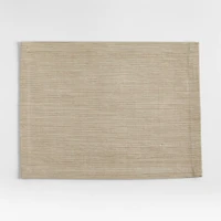 Grasscloth Rectangular Warm Natural Cotton Placemat