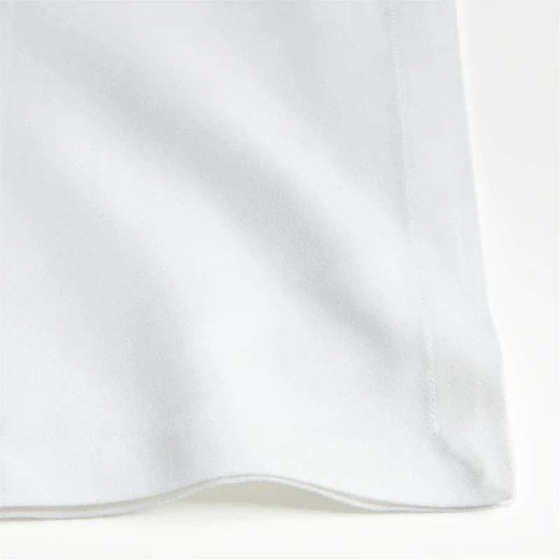 Aspen Crisp White Organic Cotton Napkin