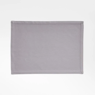 Aspen Metal Grey Organic Cotton Placemat