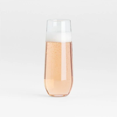 Aspen 9-Oz. Stemless Champagne Flute Glass