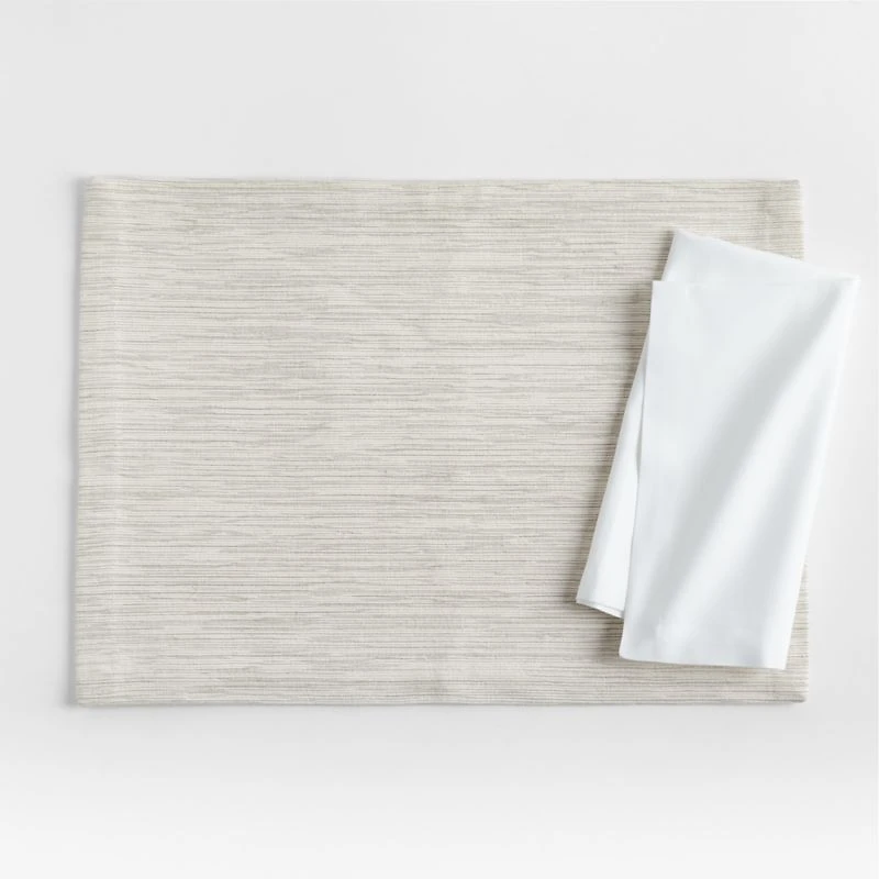Aspen Crisp White Organic Cotton Napkin