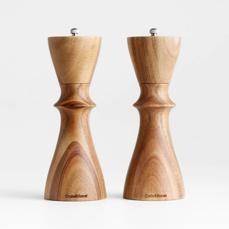 Aster Acacia Wooden Salt Mill Grinder