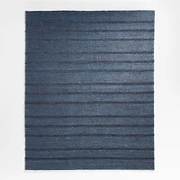 Asti Chunky Jute Navy Blue Area Rug 10'x14'