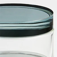 Astoria Medium Clear Glass Bathroom Canister