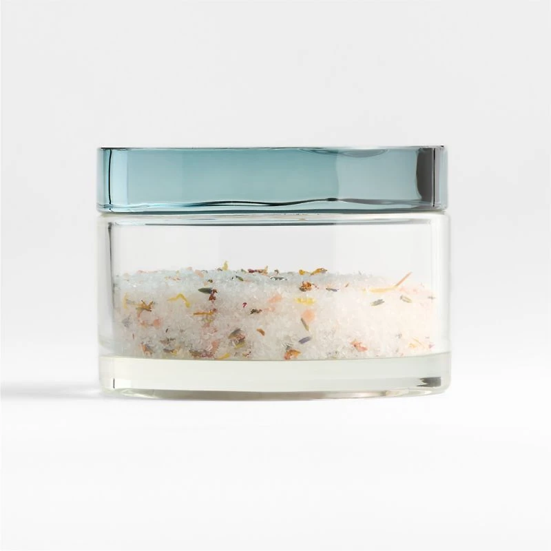 Astoria Medium Clear Glass Bathroom Canister