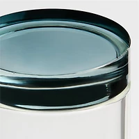 Astoria Large Clear Glass Bathroom Canister
