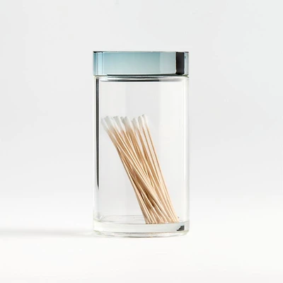Astoria Large Clear Glass Bathroom Canister