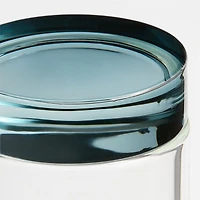Astoria Small Clear Glass Bathroom Canister