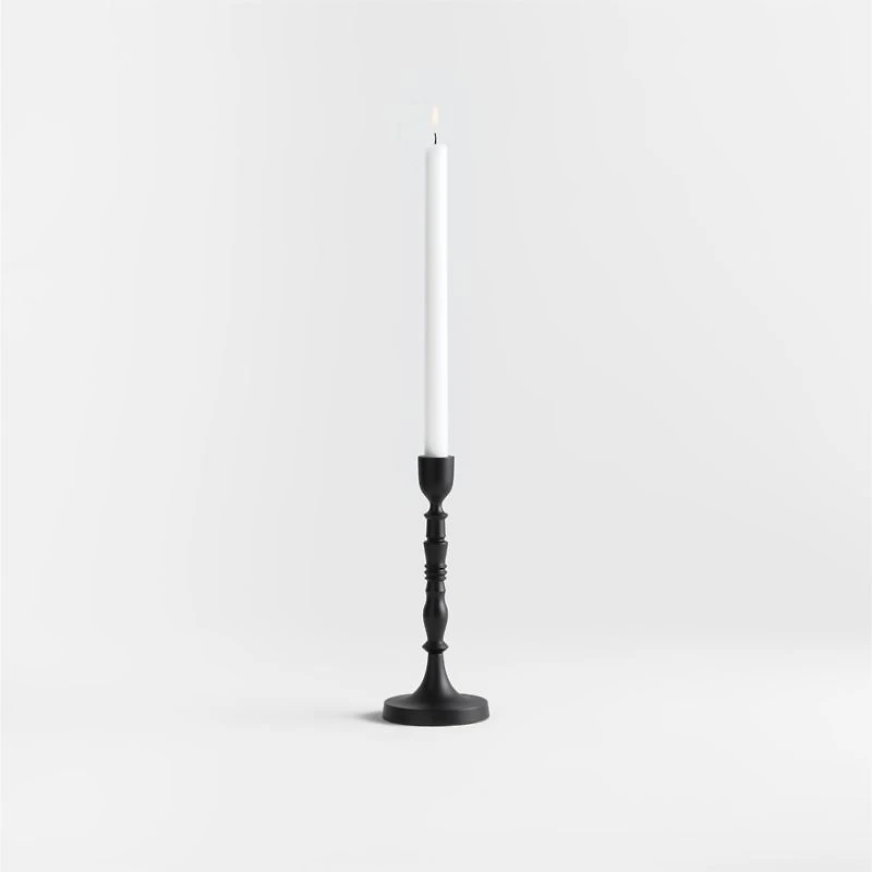 Astryd Black Metal Taper Holder 9"