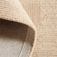 Athens Wool Hand-Tufted Sand Brown Area Rug 8'x10'