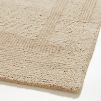 Athens Wool Hand-Tufted Sand Brown Area Rug 8'x10'