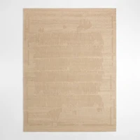 Athens Wool Hand-Tufted Sand Brown Area Rug 8'x10'