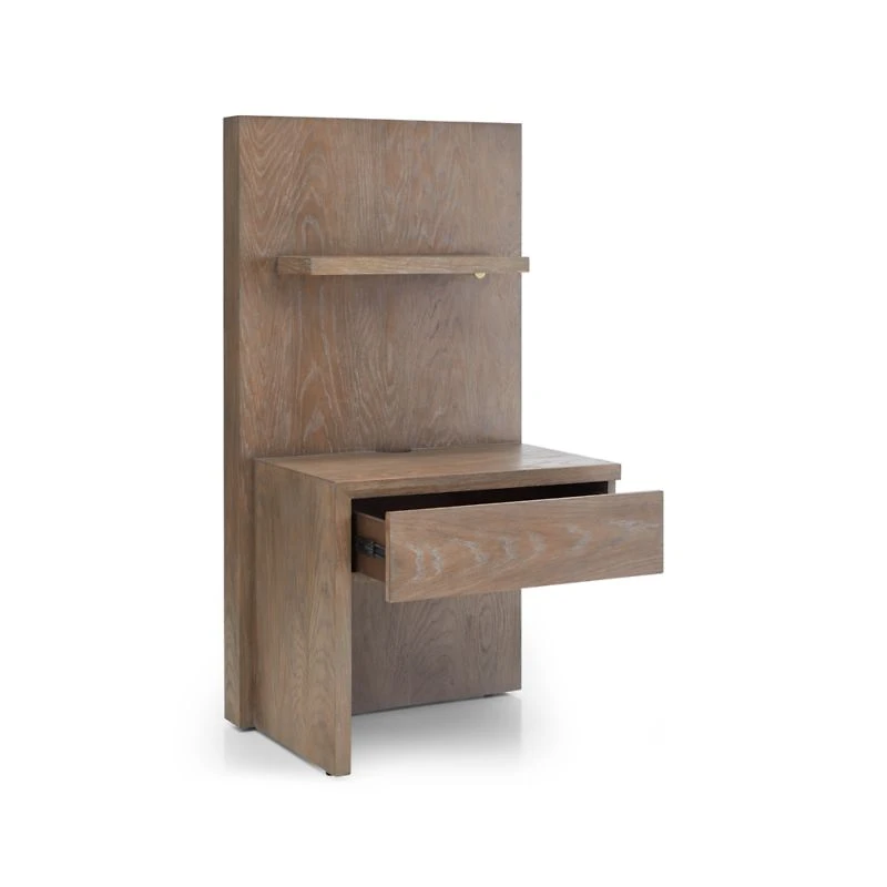 Atlas Left One Panel Night Stand with Light