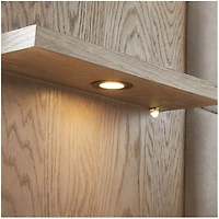 Atlas Left One Panel Night Stand with Light