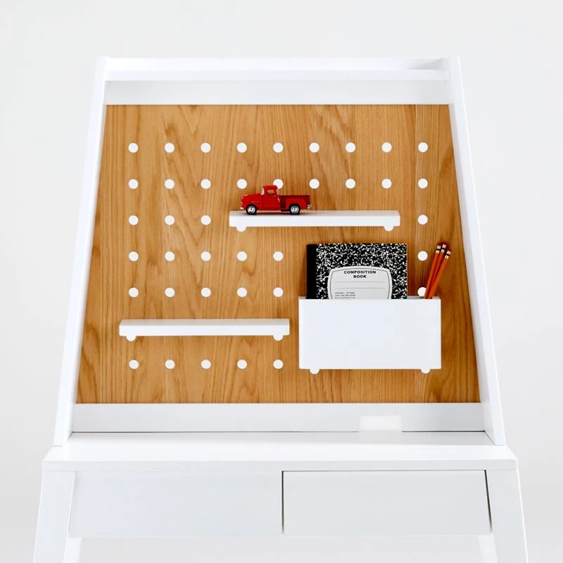 Atticus Kids White Desk Hutch