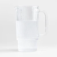 Atwell 52-oz. Ribbed Glass Pitcher