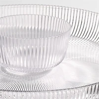 Atwell Glass Chip and Dip with Mini Bowl