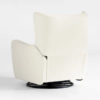 Aurora Cream Nursery Electronic Power Recliner with Night Light