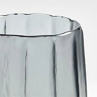 Renata Large Light Blue Glass Vase 11"