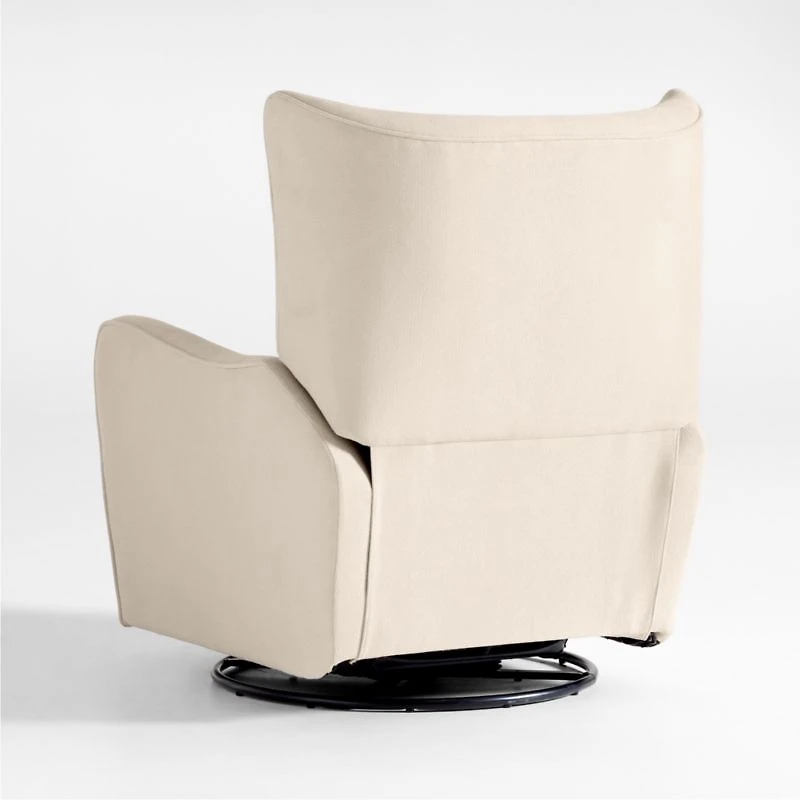Aurora Natural Nursery Electronic Power Recliner with Night Light