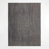 Austin Performance Handwoven Carbon Grey Area Rug 10'x14'