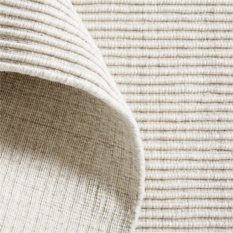 Austin Performance Handwoven Sand Ivory Area Rug 6'x9'