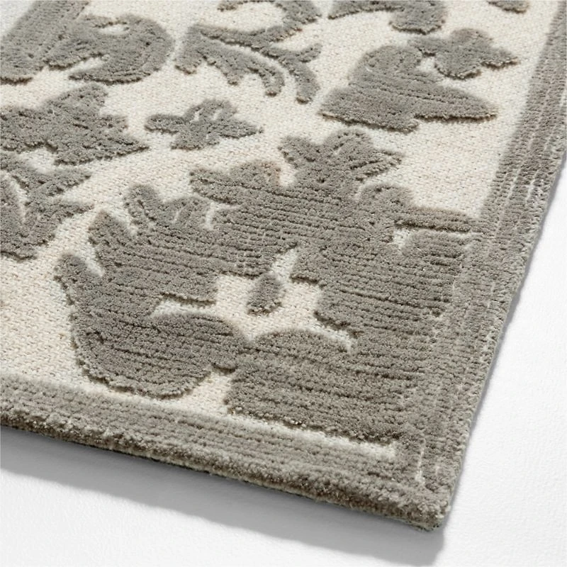 Avalon Wool Hand-Tufted Taupe Brown Area Rug 8'x10'